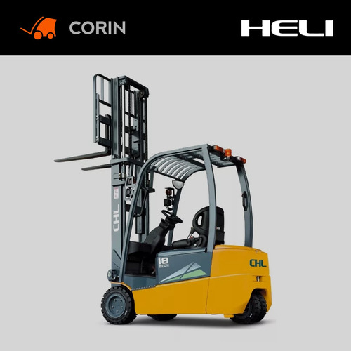 Autoelevador Montacargas Eléctrico Heli 1.500 Kg Litio