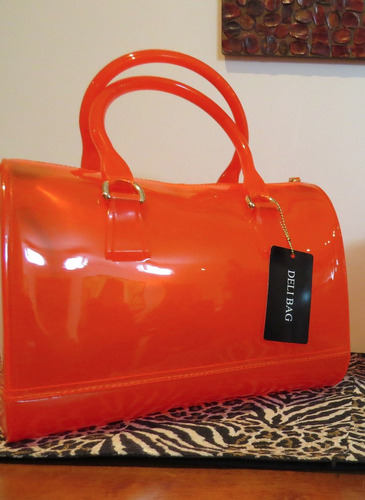 Bolsa Candy Bag - Deli Bag - Laranja Transparente