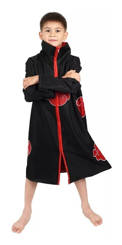 Capa Disfraz Akatsuki Talla 8 Para Niños