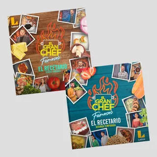 Recetarios Primera Y Segunda Temporada El Gran Chef Famosos