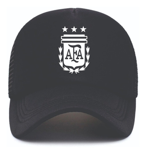 Gorra Trucker En Vinilo Argentina Campeon Mundial Afa Messi 