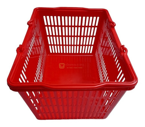 Imagen 3 de 4 de Pack 5 Canastos Cestas De Compras Para Supermercado