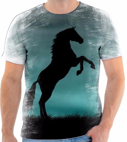 Camisa Camiseta Blusa Animal Cavalo Cavalgada Garanhão 018