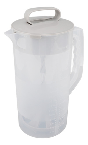 Licuadora Extractora Manual De 2000 Ml, Escala Transparente