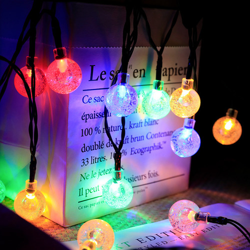 Cadena De Luces Con Forma De Lámpara, Bombillas Impermeables