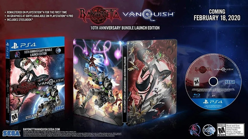 Imagen 2 de 2 de Bayonetta & Vanquish 10th Anniv Steelbook Físico Sellado Ps4