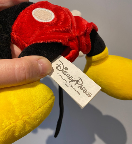 Peluche Mickey Mouse Disney Parks Original Negro (Usado)