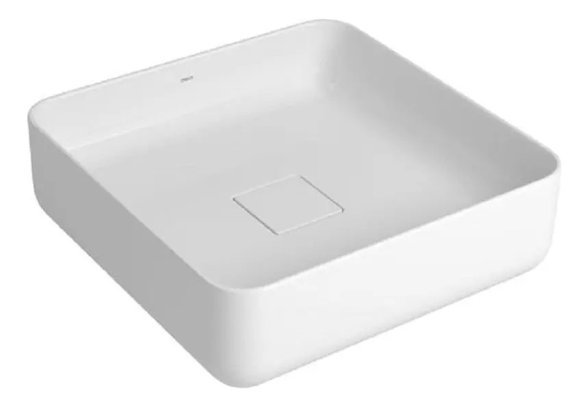 Cuba de Apoio Quadrada Deca 40x40cm Deca Branco Slim - L.11040.17