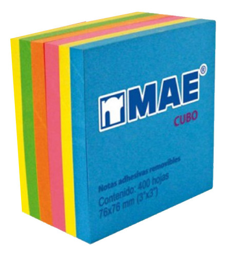 Post-it Mae Cubo 3x3 400 Hojas