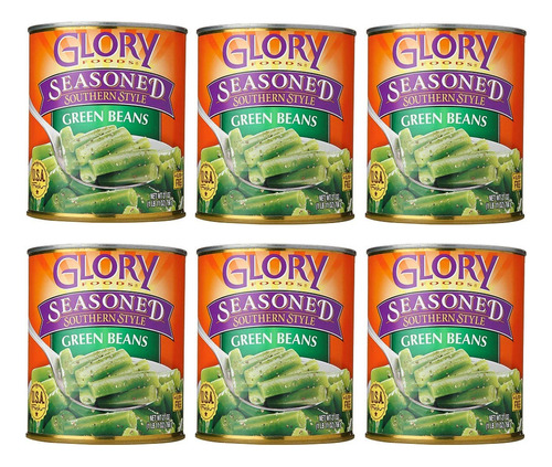 Glory Foods Frijoles Verdes Sazonados Estilo Sureño (paqu
