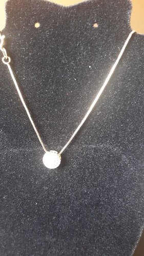 Imagem 3 de 3 de Veneziana 45cm C/redondo Micro Cravejado Alta Fusão -sa658co