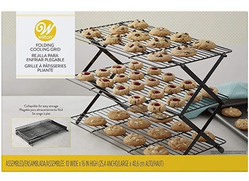 Wilton 3-tier Plegable Estante De Enfriamiento