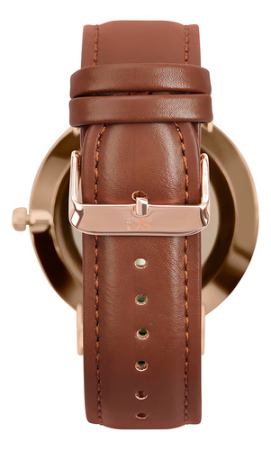 Relógio Saint Germain Bronx Rosé Gold 40mm Cor Da Correia Ma