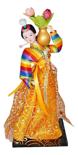 Estatuilla De Geisha Coreana, Muñecas Hanbok De Estilo