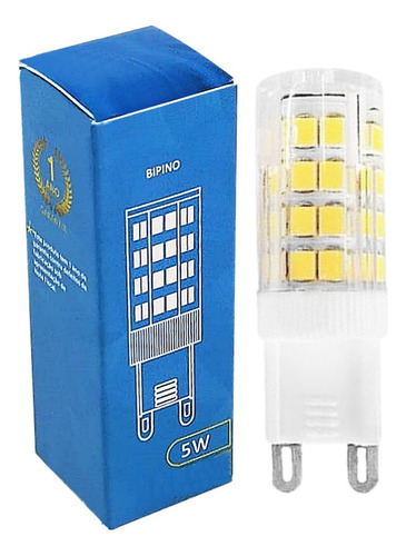 Lâmpada Led Halopin 5w 220v G9 Branco Quente 2200k