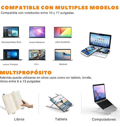 Soporte Para Notebook Computadora Mac Book Vidvie Hc1532