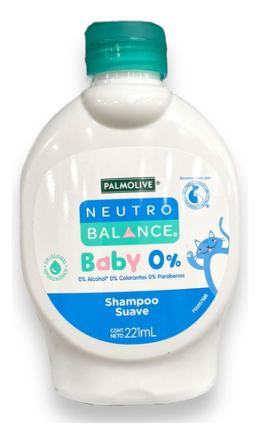 Shampoo Suave P/ Bebé Palmolive Neutro Balance Baby 0% 221ml
