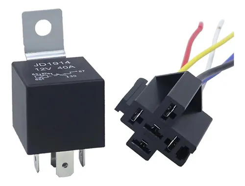 comprar Relay Relevador 5 Patas Portarelay Soquet Auto 12v 40a