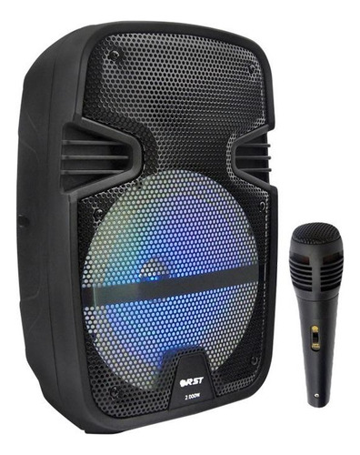 Parlante Portatil Karaoke Mp3 Fm Usb Bluetooth Rst Rs8 80w