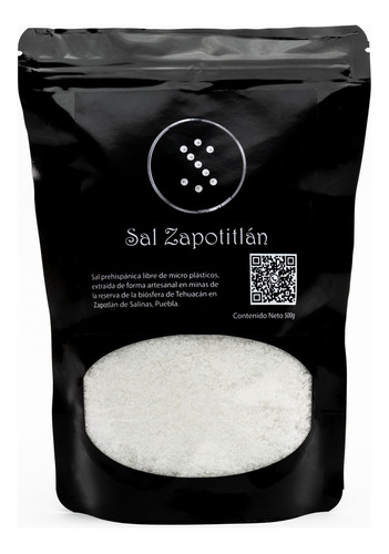 Sal Zapotitlán (libre De Microplástico) 500 Gr