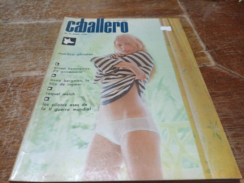 Maritza Olivares En Portada De Revista Caballero (Usado)