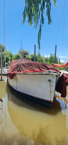Crucero Clasico De Madera 1940, Arbuladura , Lancha Motor Es