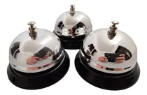 Comprar Juego 3 Timbres Campana Mesa Recepción De Hotel, Restaurant Negro