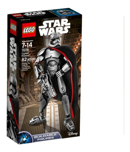 Lego Star Wars: Capitán Phasma Para Construír 82 Piezas - 