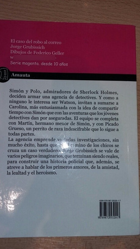 El Caso Del Robo Al Correo, J. Grubissich, Amauta, Excelente (Usado)