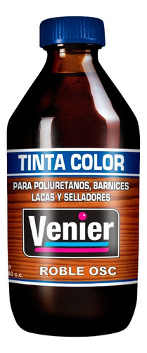 Tinta Para Madera Venier | + 7 Colores | 240 Cc Color Roble Oscuro