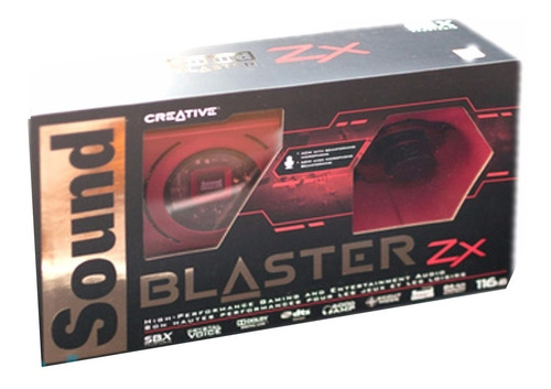 Tarjeta De Sonido Creative Sound Blaster Zx Sb1506 Dlectro