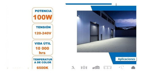 Imagen 3 de 5 de Reflector Led Alta Potencia 100w By Ledvance Por E631
