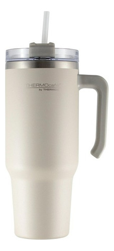 Termo Travel Mug Straw Acero Inox Wasabi 1,1 Lts Thermos