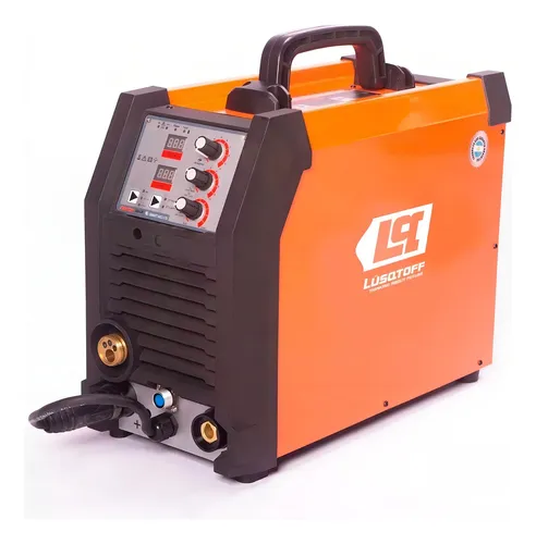 Soldadora Inverter 175a Mig-mag-tig-mma Inversor Lusqtoff Color Naranja