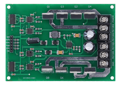 Módulo Controlador De Doble Motor Motor Dc De Puente H De Al