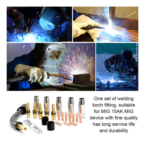 . Tocha De Soldagem Fitting Torch Link 15ak Consumível