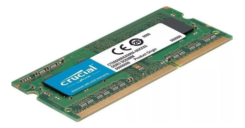 Memoria Ram Ddr3 4gb 1600mhz Portatil Crucial