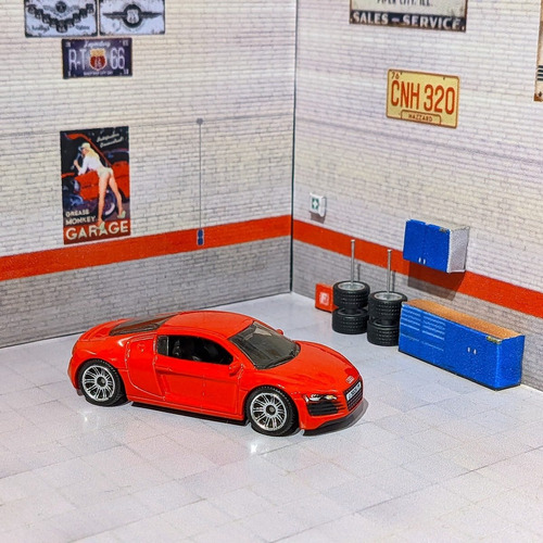 Matchbox 1/64 Audi R8 Rojo Suelto