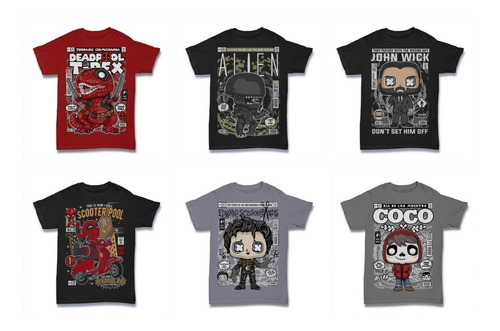 Más 700 Plantillas Funko Playera Editable Ai Cdr Psd Svg