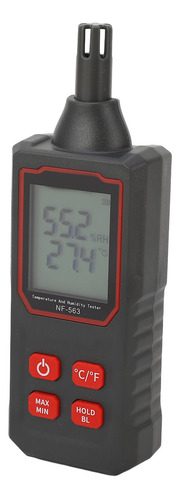 Medidor Y Detector Portátil De Temperatura Y Humedad Lcd Dig