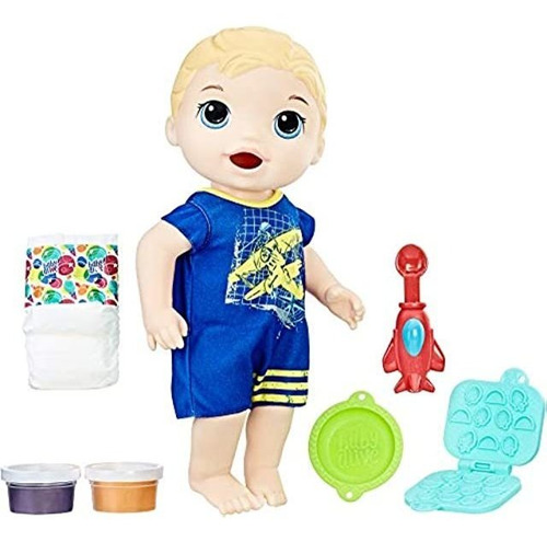 Baby Alive Ba Snackin Luke - Muñeca De Bebé Rubia