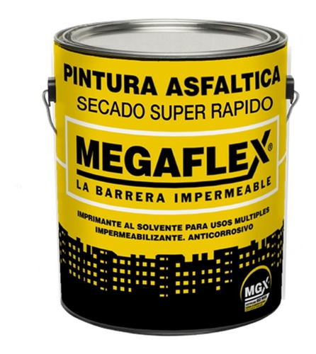 Pintura Asfaltica X 1kg. Megaflex (solvente)