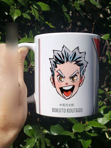 Taza Haikyuu Bokuto Cruz Cerámica Importada Orca