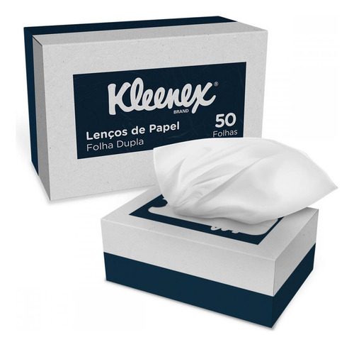 Lenço Kleenex 50 Lenços - 50 Caixinhas