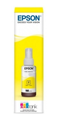 Botella De Tinta Epson Ecotank T554 65 Ml Original Amv