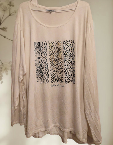 Remera Remeron Mammy Blue Xxl Beige Nude Wild At Heart Ml