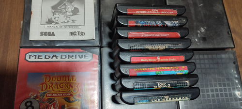 Lote 7 Juegos Sega Mega Drive/genesis Originales + 1 Bootleg