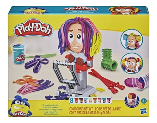 Juguete Para Masa Y Plastilina Hasbro F1260 De Peluquería Color Multicolor