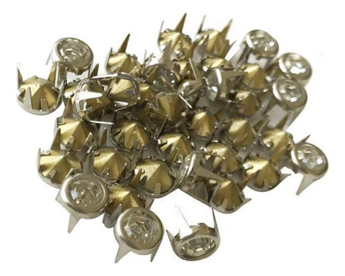 2x 50 Piezas Moda Punk Spikes Studs Flat Rapido Remaches