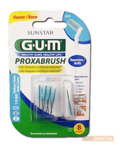Repuesto Interdental Gum Proxabrush 614 X8